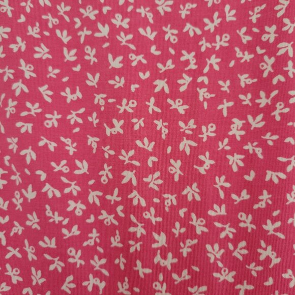 Lands End Pink White Floral Print Sleeveless Wrap Dress S 6 8 Surplice Modest - Picture 7 of 7